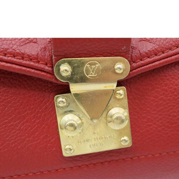 Louis Vuitton  Saint Germain PM Monogram Empreinte Leather Shoulder Bag Cerise - Picture 10 of 13